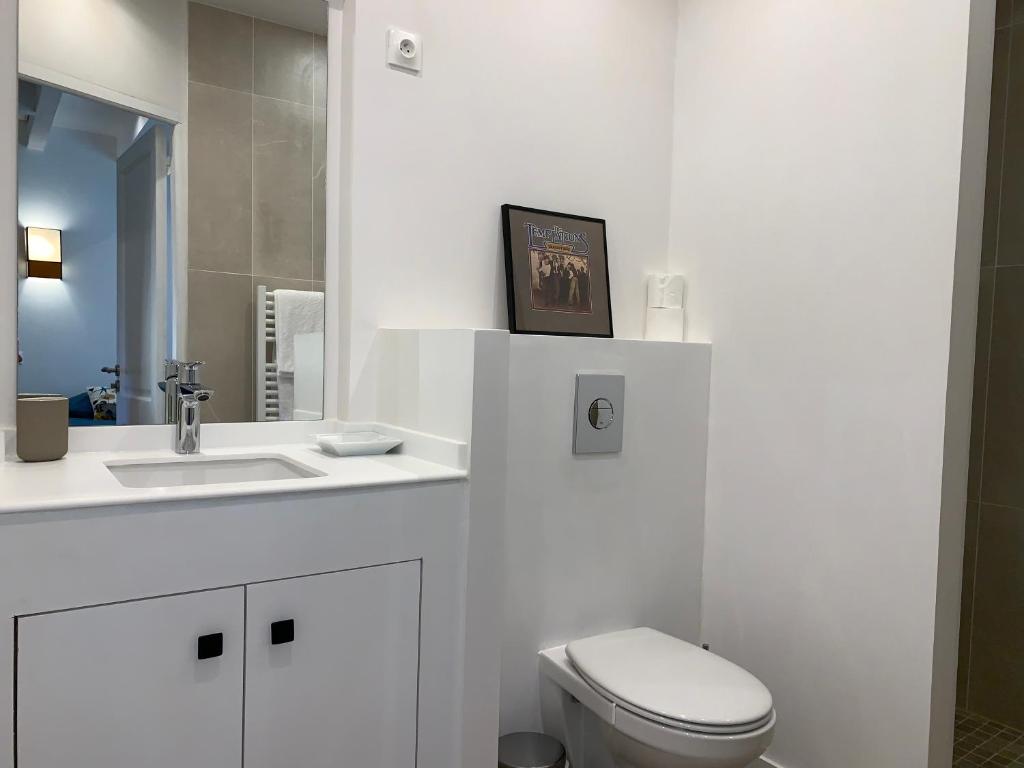 Koupelna v ubytování La Métairie - Guesthouse