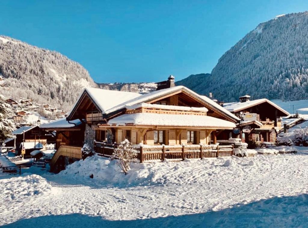 Apartment in Morzine - Ski In - Sleeps 6 خلال فصل الشتاء