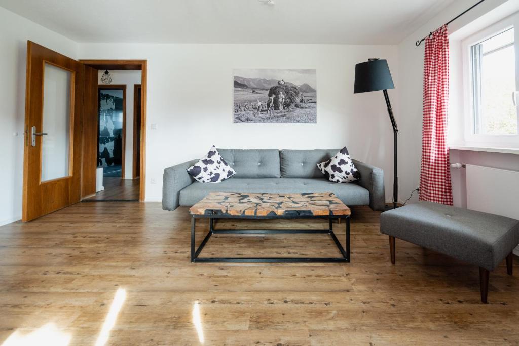Posezení v ubytování Gästehaus Dauser