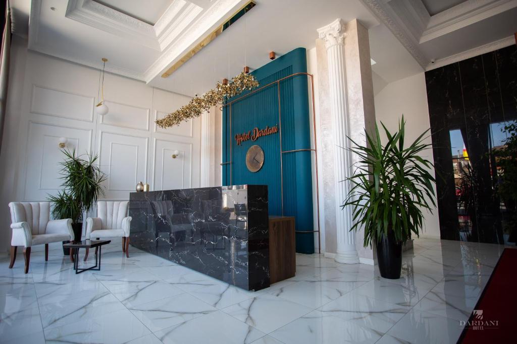 Posezení v ubytování Hotel Dardani