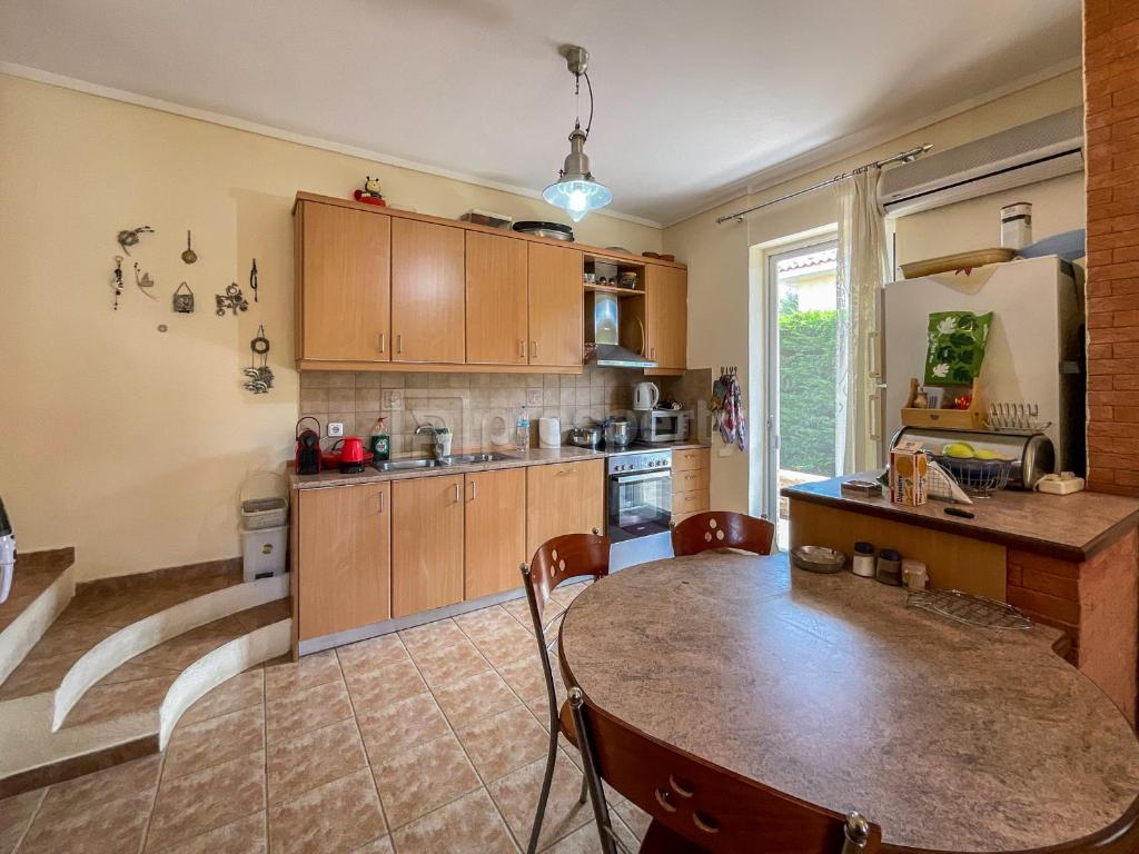 A kitchen or kitchenette at Private Paradise in Nikiti