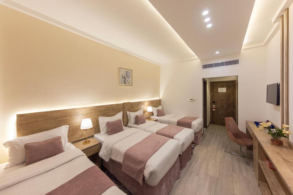 Postel nebo postele na pokoji v ubytování Hotel 21 Makkah