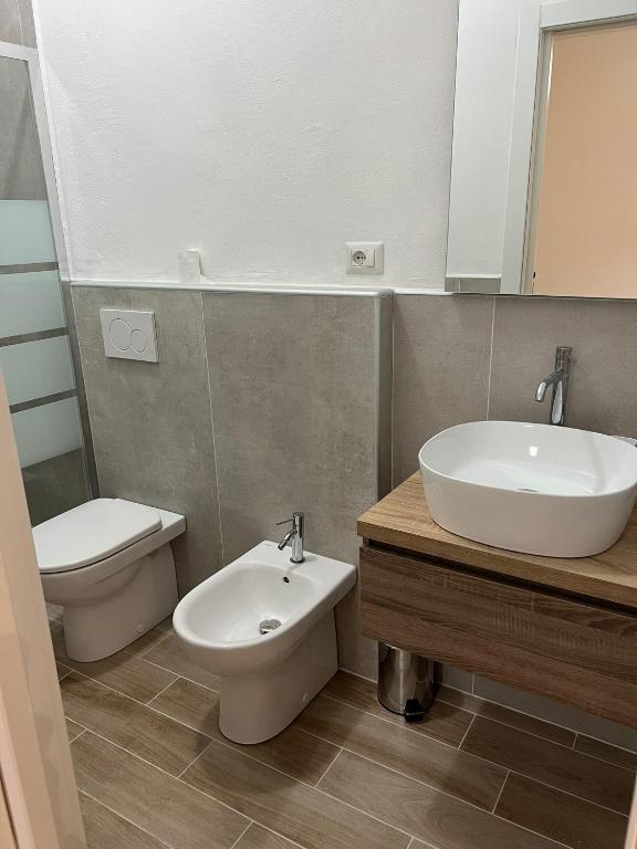 Koupelna v ubytování Le Tre Borghesi