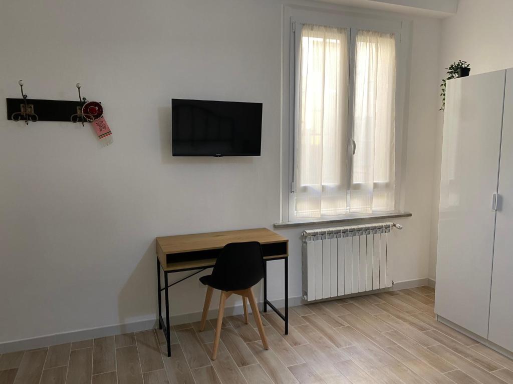 TV a/nebo společenská místnost v ubytování Le Tre Borghesi