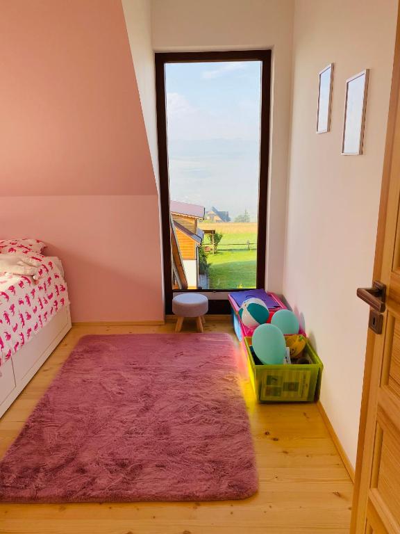 Letto o letti in una camera di Scenic Chalet Malowniczy Domek