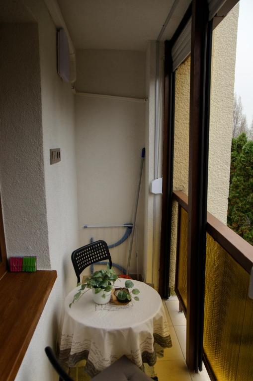 Balkon lub taras w obiekcie Kovács apartman Harkány