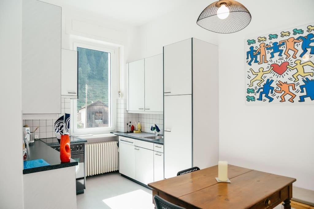 Kuchyň nebo kuchyňský kout v ubytování Casa Celio Ambrì
