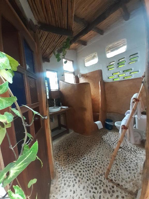 an inside view of an rv with a mop at Zuna in Sutamarchán