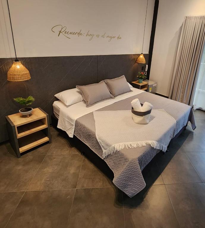 Postel nebo postele na pokoji v ubytování Hotel Capri Doradal