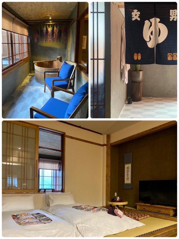 Postel nebo postele na pokoji v ubytování MAYU Bangkok Japanese Style Hotel