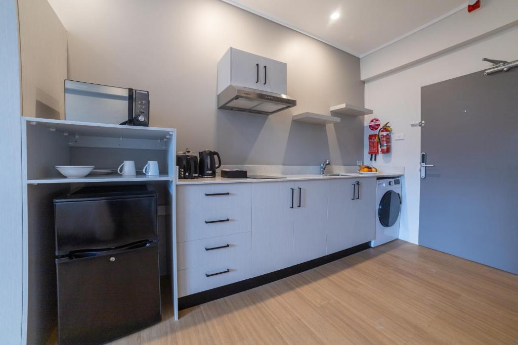 Kuchyň nebo kuchyňský kout v ubytování Toorak Central