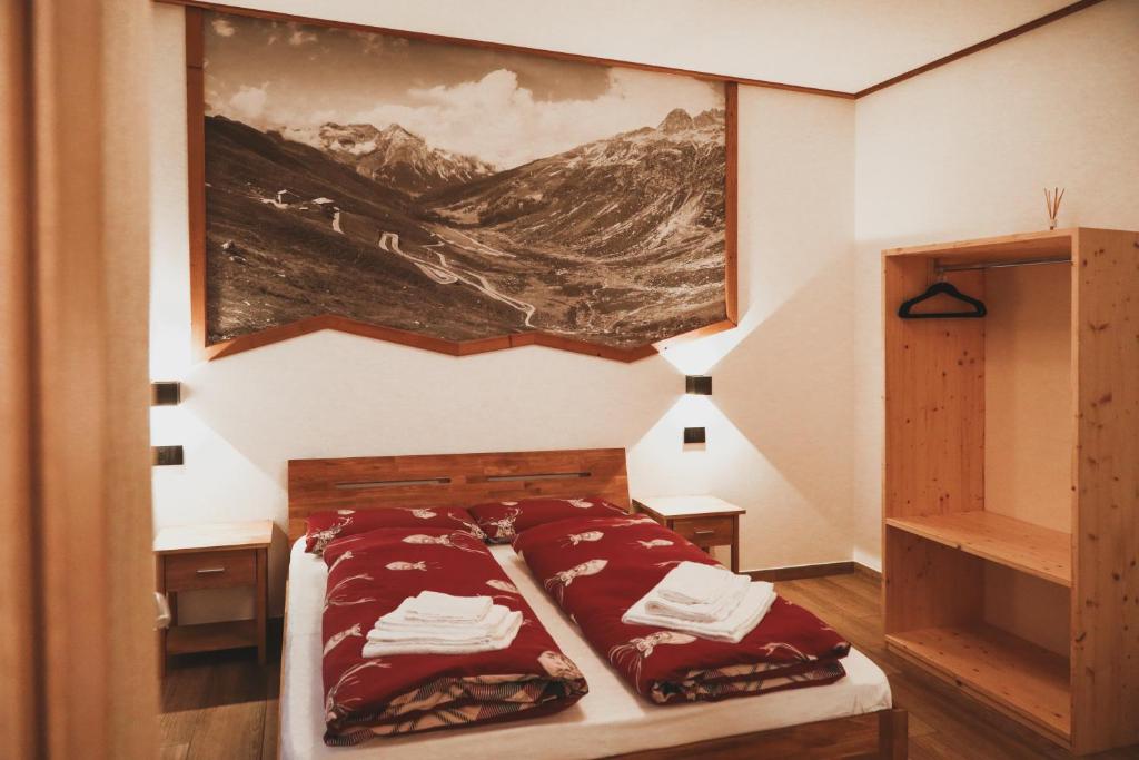 Letto o letti in una camera di Base531