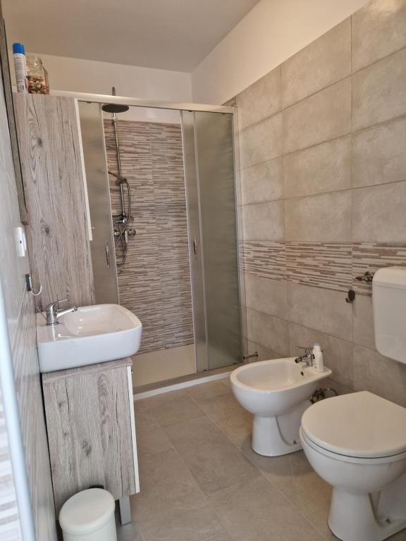 Koupelna v ubytování Casa Rafut