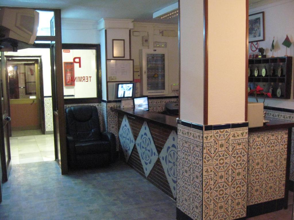 TV a/nebo společenská místnost v ubytování Pension Terminal