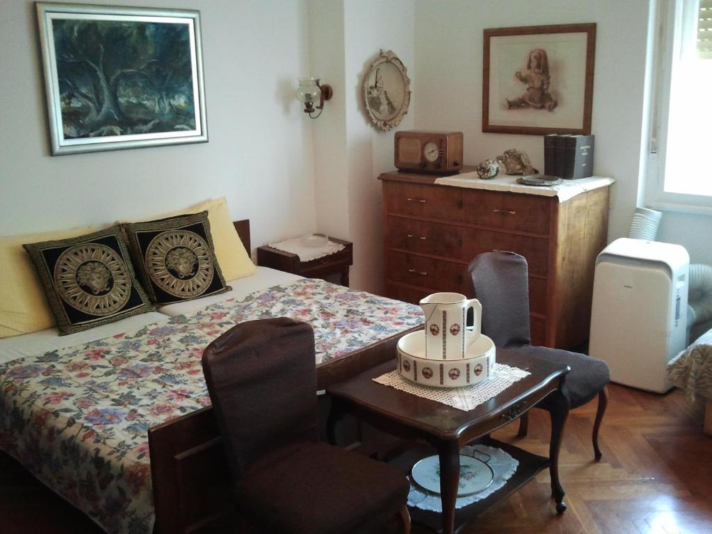 Posteľ alebo postele v izbe v ubytovaní Rooms Rasputia