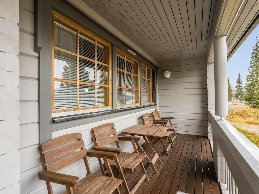 Balkón nebo terasa v ubytování Holiday Home Rukannaava 1a - 2 by Interhome
