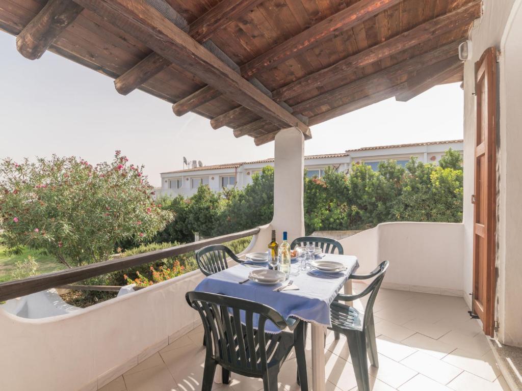 Balkón alebo terasa v ubytovaní Holiday Home A 2 by Interhome