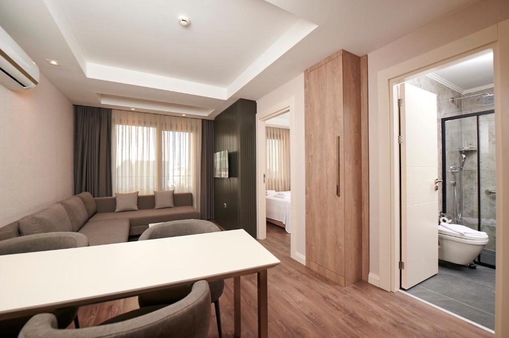 Posezení v ubytování Livinton İstanbul Ataşehir