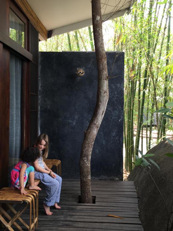 Uravu Bamboo Grove Resort - Deluxe Dubbele Of Dubbele Kamer Met Balkon