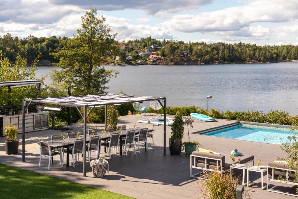 Exclusive Lakefront Mansion with pools in Stockholm, Tyresö (updated ...