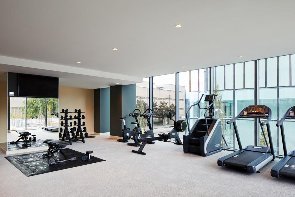 Fitness centrum a/nebo fitness zařízení v ubytování Hyatt Regency Manchester