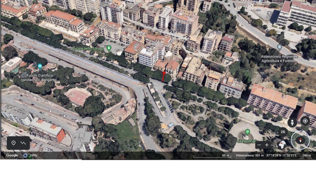 Letecký snímek ubytování B&B Le 4 Stagioni sul viale, belvedere di Agrigento