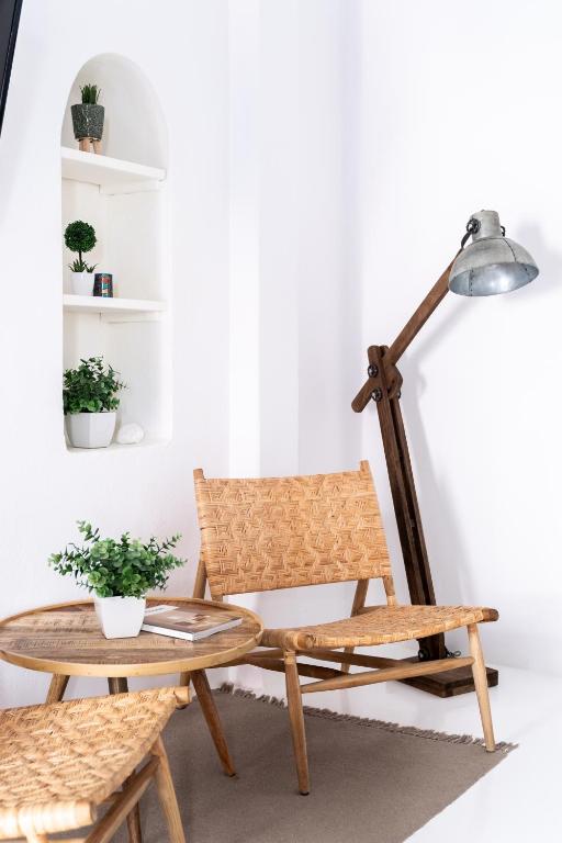 Część wypoczynkowa w obiekcie Love suite mykonos town