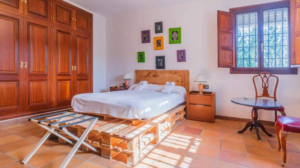 Posteľ alebo postele v izbe v ubytovaní Villa Fructus Vejer de la Frontera - El Palmar by Ruralidays