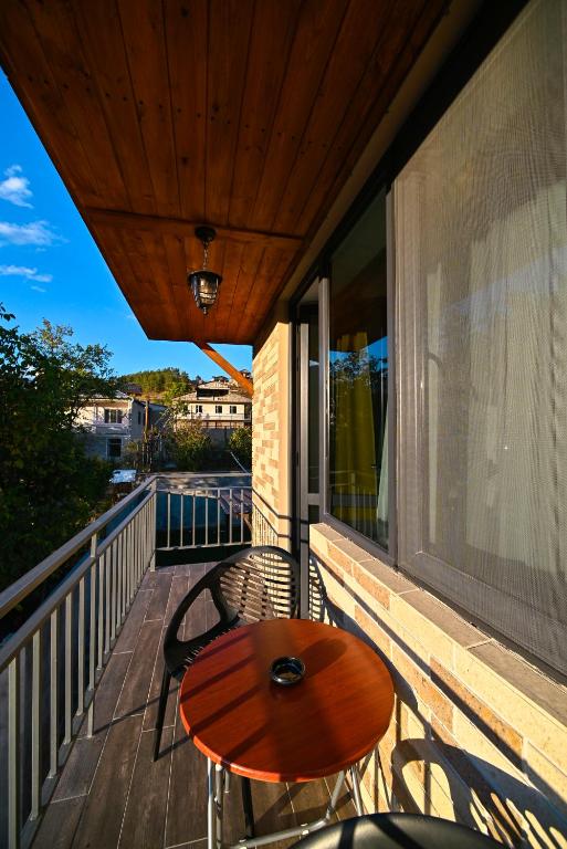Balkón nebo terasa v ubytování Aurelia Hotel & Restaurant