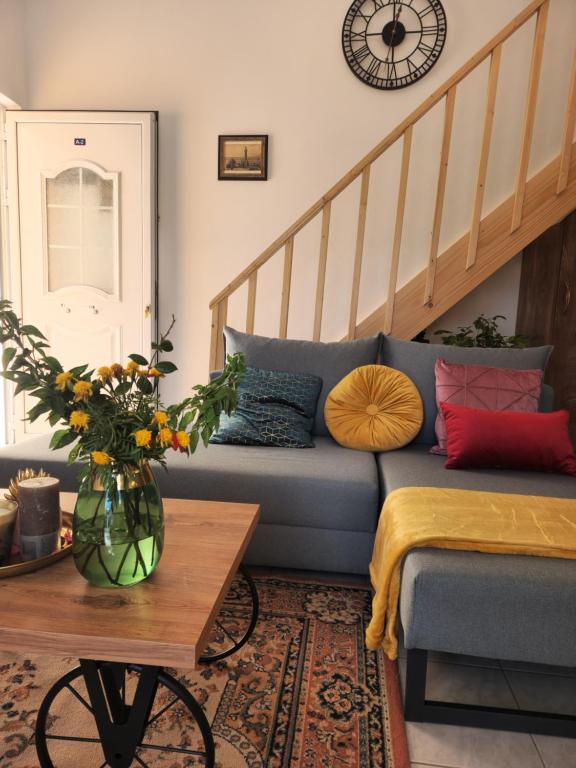 Posezení v ubytování Luxury Loft Apartment Vivian