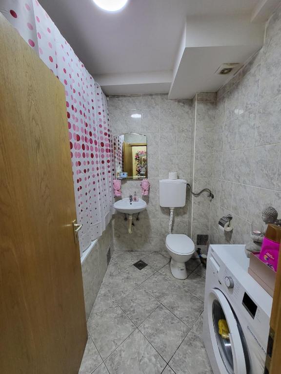 Koupelna v ubytování Apartman Golden Rose
