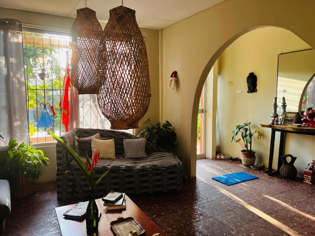 Posezení v ubytování Otorongo Guest House