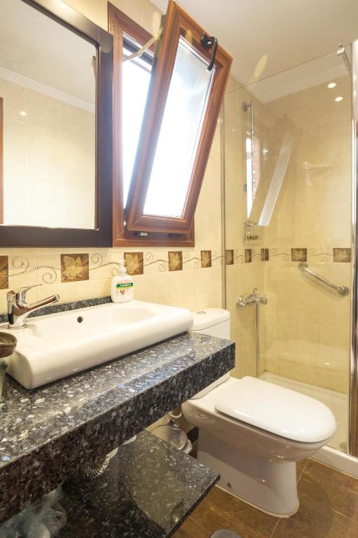 Koupelna v ubytování Hotel Alameda Málaga