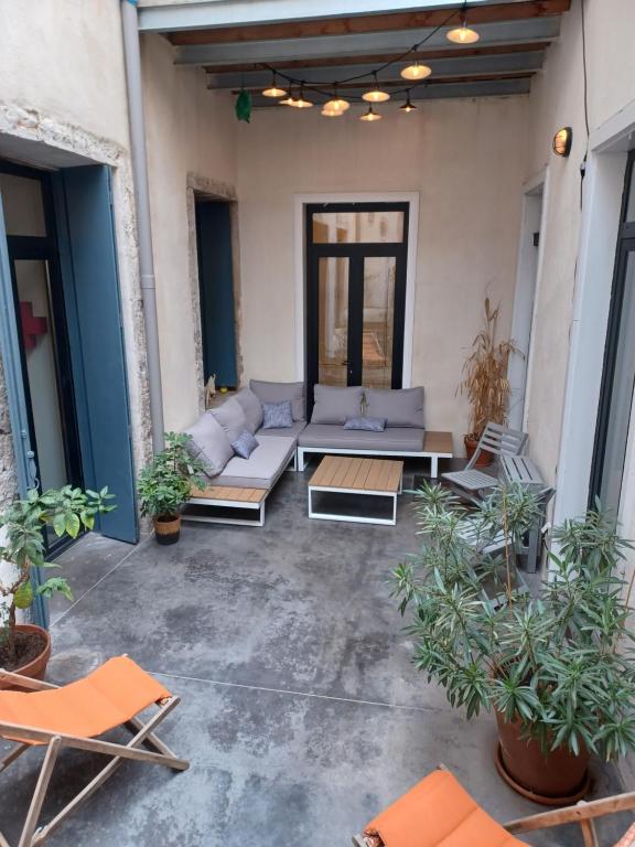 Część wypoczynkowa w obiekcie L'appartement au cœur de Sète.