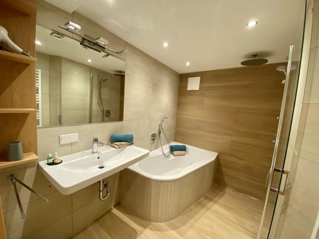 Kúpeľňa v ubytovaní Chalet Auszeit