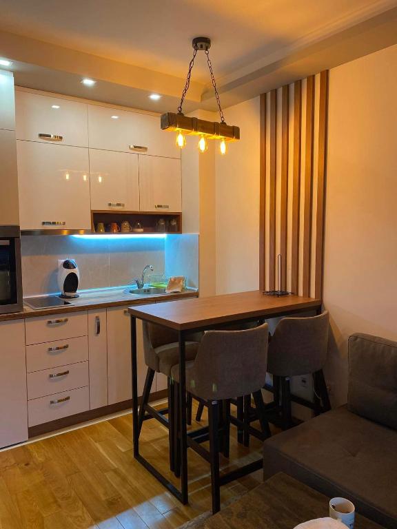 Kuchyň nebo kuchyňský kout v ubytování Apartman Sivcevic Titova VIla