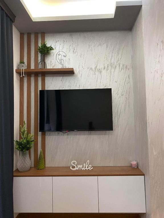 TV a/nebo společenská místnost v ubytování Apartman Sivcevic Titova VIla