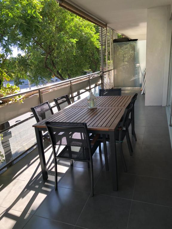 Balkón alebo terasa v ubytovaní Standing Apartment Barcelona Forum