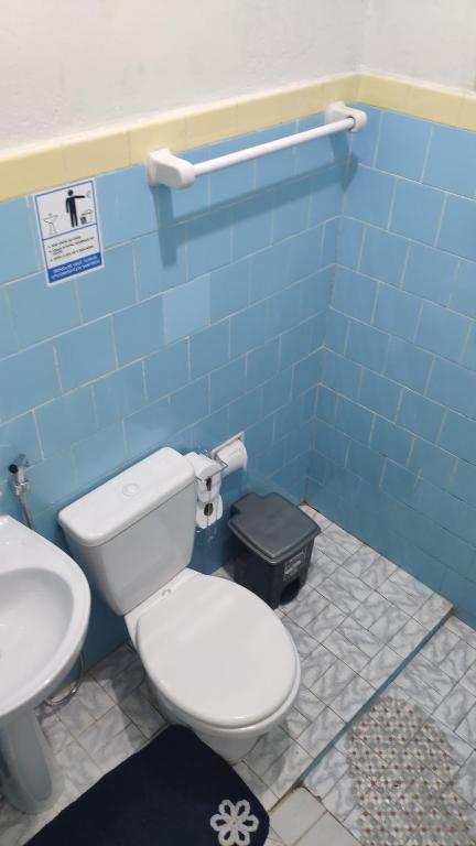 Koupelna v ubytování Hostel da Floresta