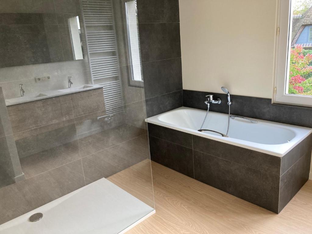 Koupelna v ubytování B&B Maaltebrug