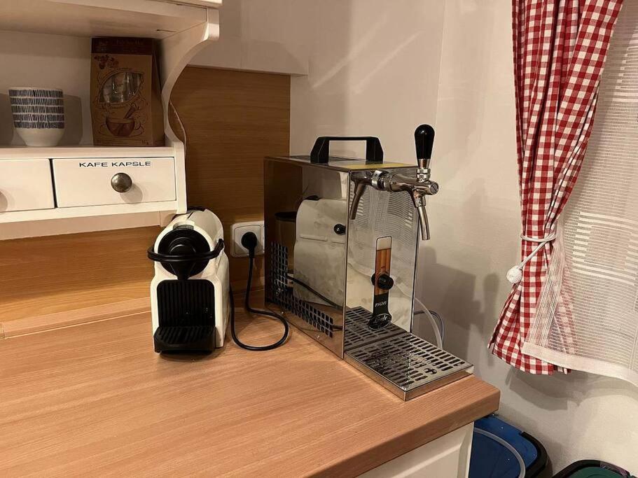 Kuchyň nebo kuchyňský kout v ubytování Roubenka Výletní
