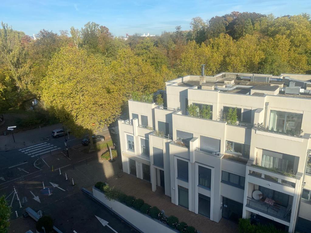 Budynek, w którym mieści się apartament