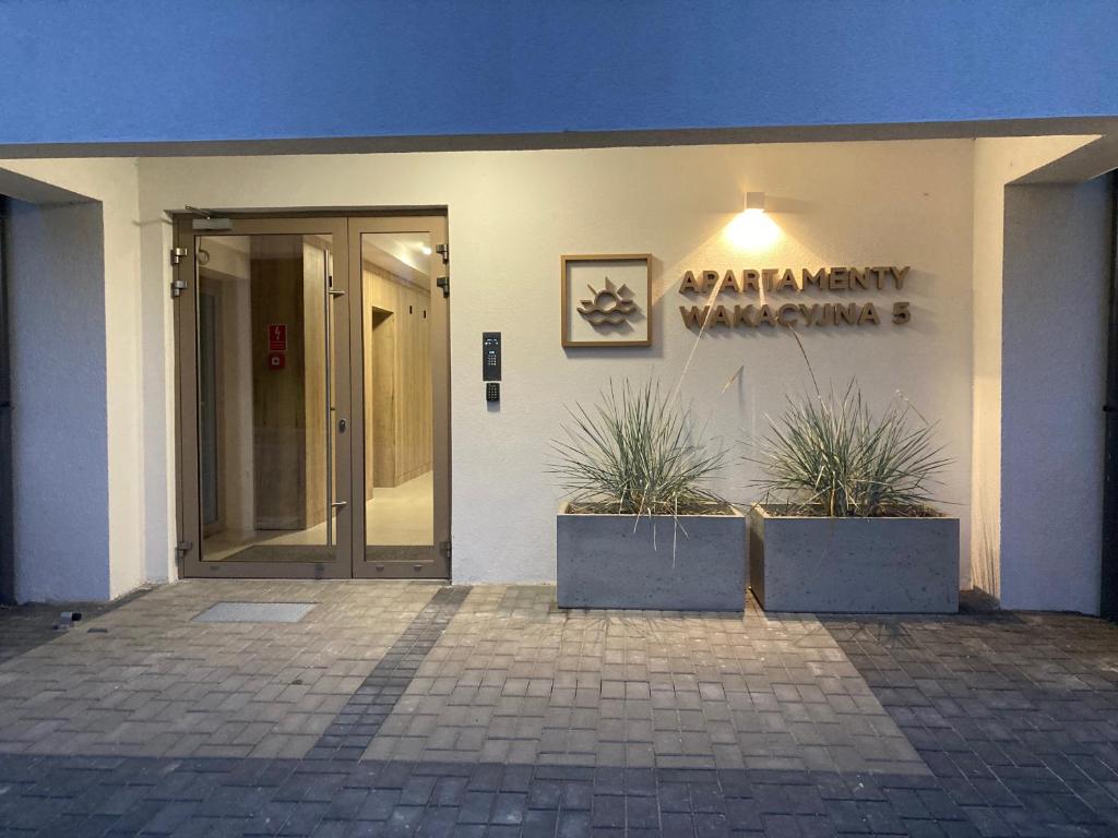 Exteriér alebo vchod do ubytovania Apartament nr 18 - Apartamenty Wakacyjna 5