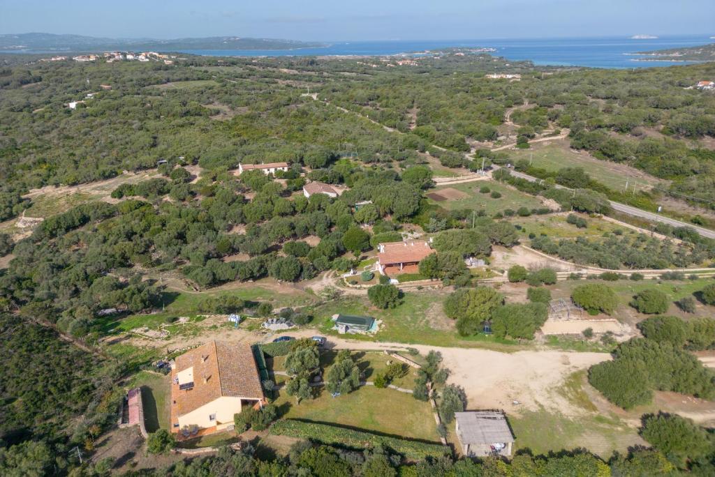 Letecký snímek ubytování Sogno Sarda 2