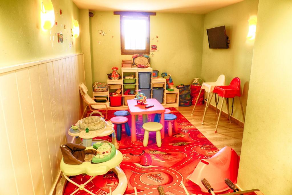 Posezení v ubytování Casa rural El Roble Hueco