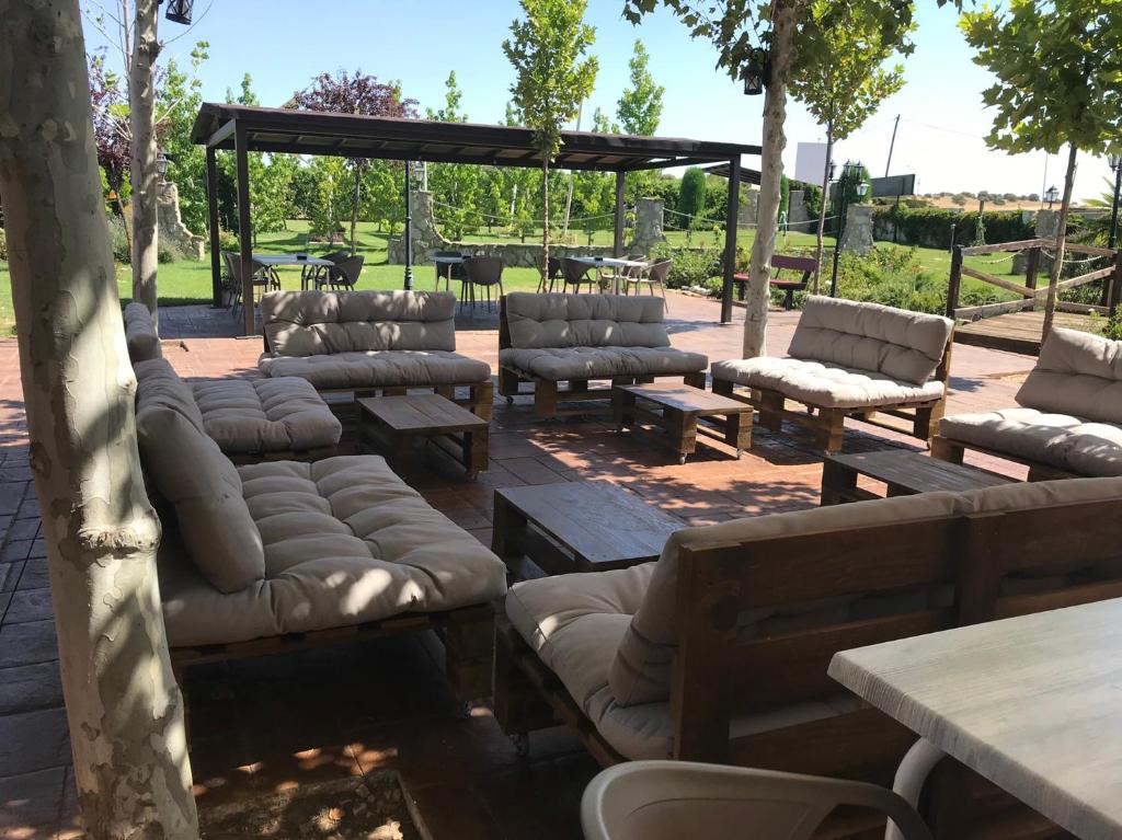 Posezení v ubytování Hotel Mozárbez Salamanca