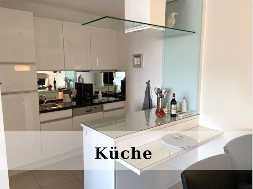 Kuchyň nebo kuchyňský kout v ubytování Top - Apartment mit Aussicht