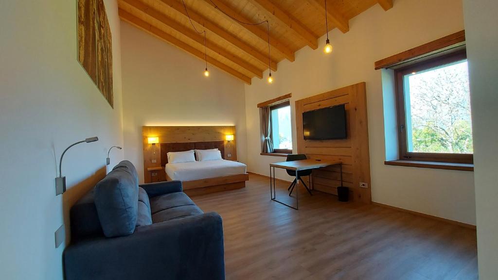 TV o dispositivi per l'intrattenimento presso Corte Varola B&B Zia Marisa