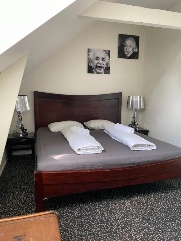 Cama o camas de una habitación en Thuis bij Schell