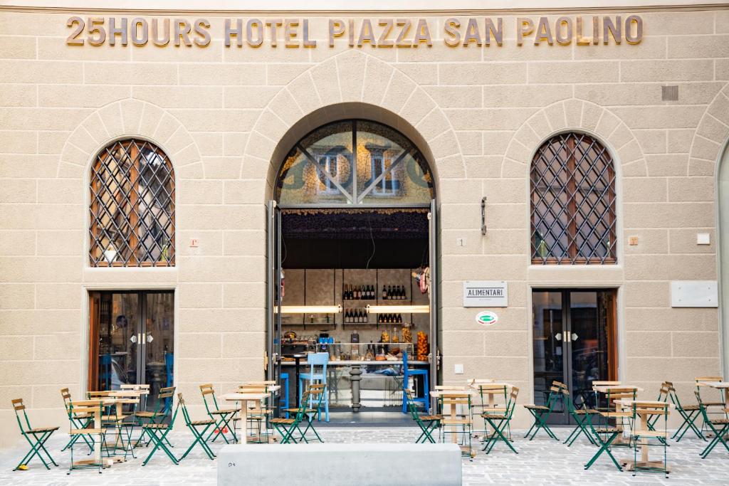 Restaurace v ubytování 25hours Hotel Florence Piazza San Paolino